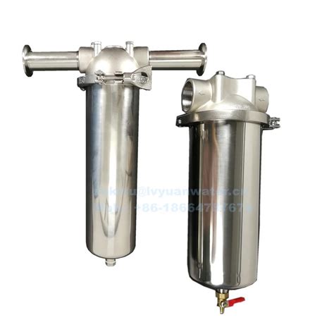 inline water filter with metal housing|inline water filter canister.